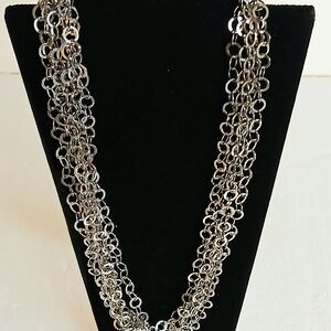 Elegant Silver Chain Necklace